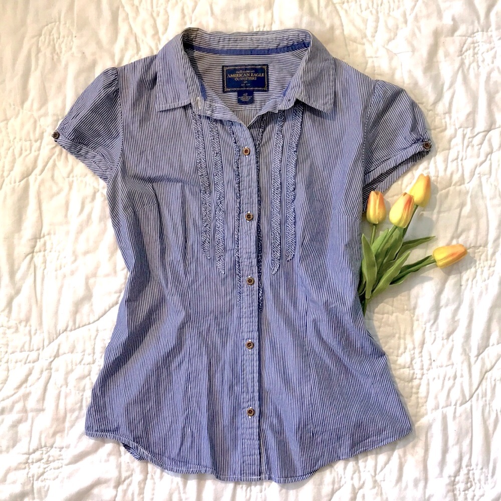 Coastal Grandma Nautical Top 🌊